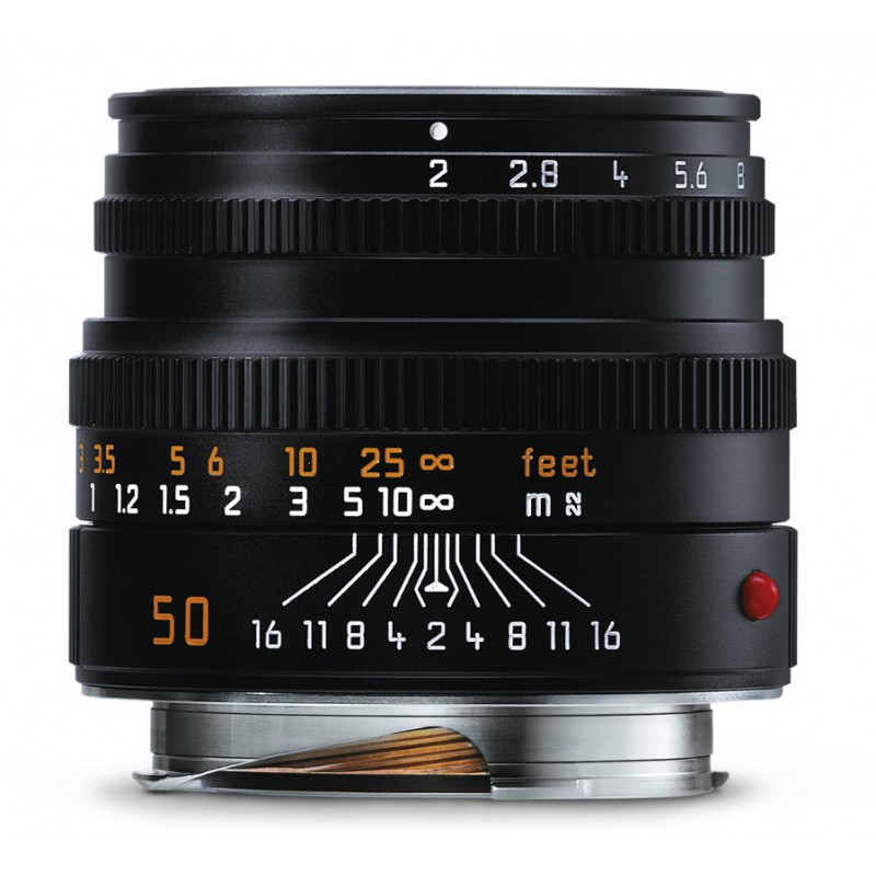 LEICA SUMMICRON-M 50mm F2 NERO ANODIZZATO - GARANZIA LEICA ITALIA | Fcf Forniture Cine Foto