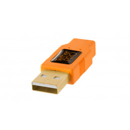 TETHERTOOLS CU5430ORG USB 2.0 A MALE TO MICRO-B 5-PIN 4.5mt | Fcf Forniture Cine Foto