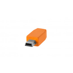 TETHERTOOLS CUC2415-ORG USB-C TO USB 2.0 MINI B 5 PIN 4.5mt | Fcf Forniture Cine Foto