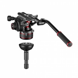 MANFROTTO MVK612CTALL KIT VIDEO NITROTECH 612 TREPPIEDE TUBO SINGOLO CARBONIO | Fcf Forniture Cine Foto