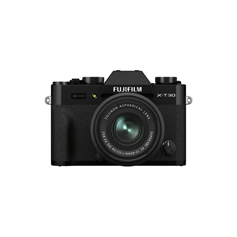 FUJIFILM X-T30 II BLACK + XC 15-45mm - GARANZIA FUJIFILM ITALIA | Fcf Forniture Cine Foto