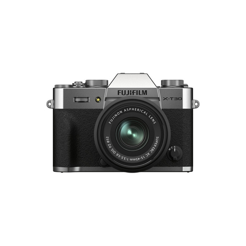 FUJIFILM X-T30 II SILVER + XC 15-45mm - GARANZIA FUJIFILM ITALIA | Fcf Forniture Cine Foto