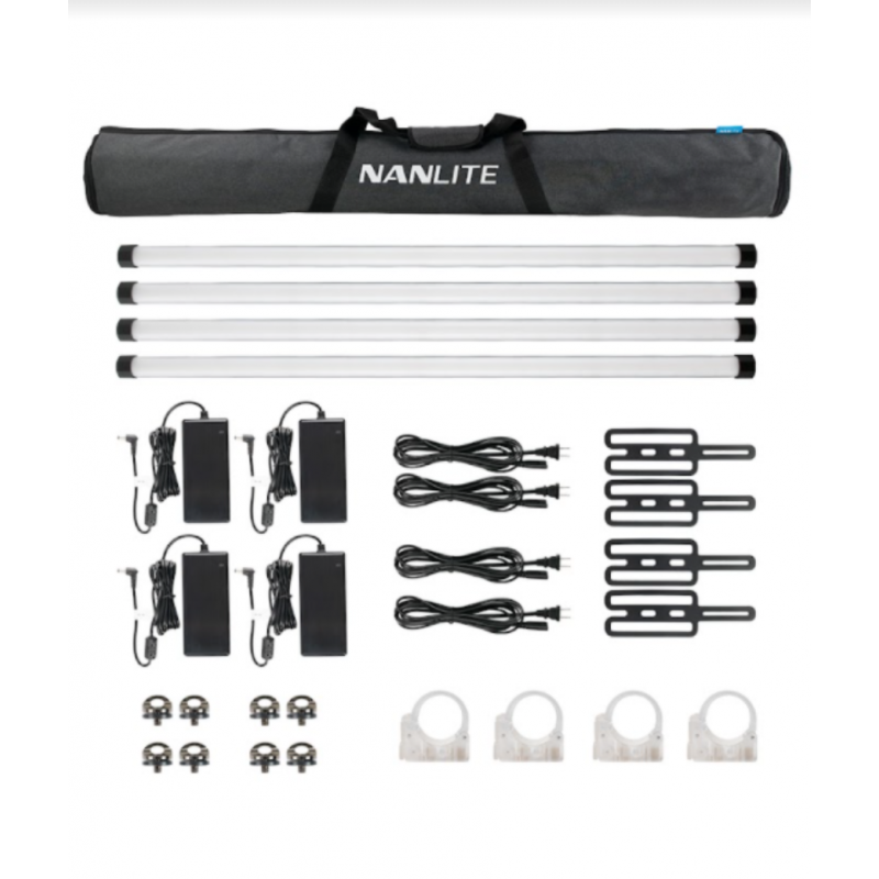 NANLITE PAVOTUBE II 30X RGBWW PIXEL 70W 120cm KIT 4 PEZZI