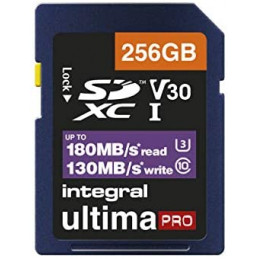 INTEGRAL 256GB V30 SDXC 180MB/S | Fcf Forniture Cine Foto