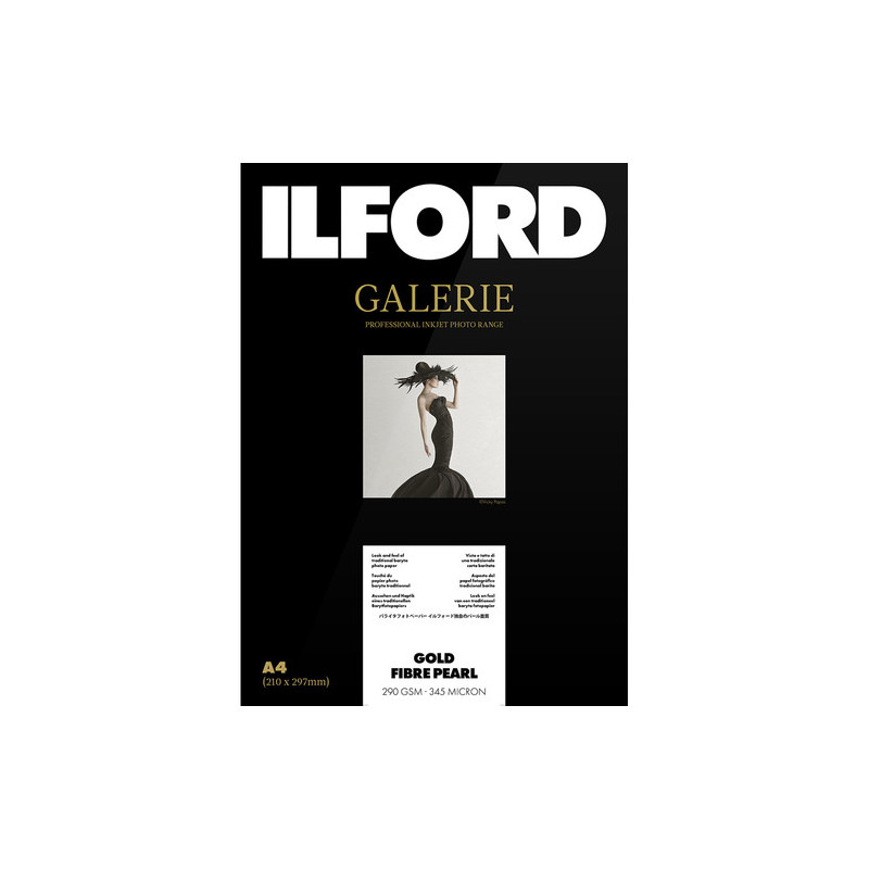 ILFORD A4 GOLD FIBRE PEARL 25 FOGLI 290GSM | Fcf Forniture Cine Foto