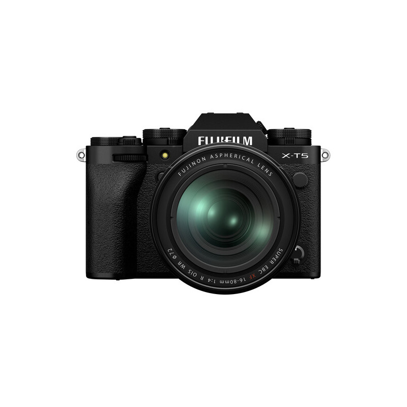 FUJIFILM X-T5 BLACK + XF 16-80mm - GARANZIA FUJIFILM ITALIA | Fcf Forniture Cine Foto