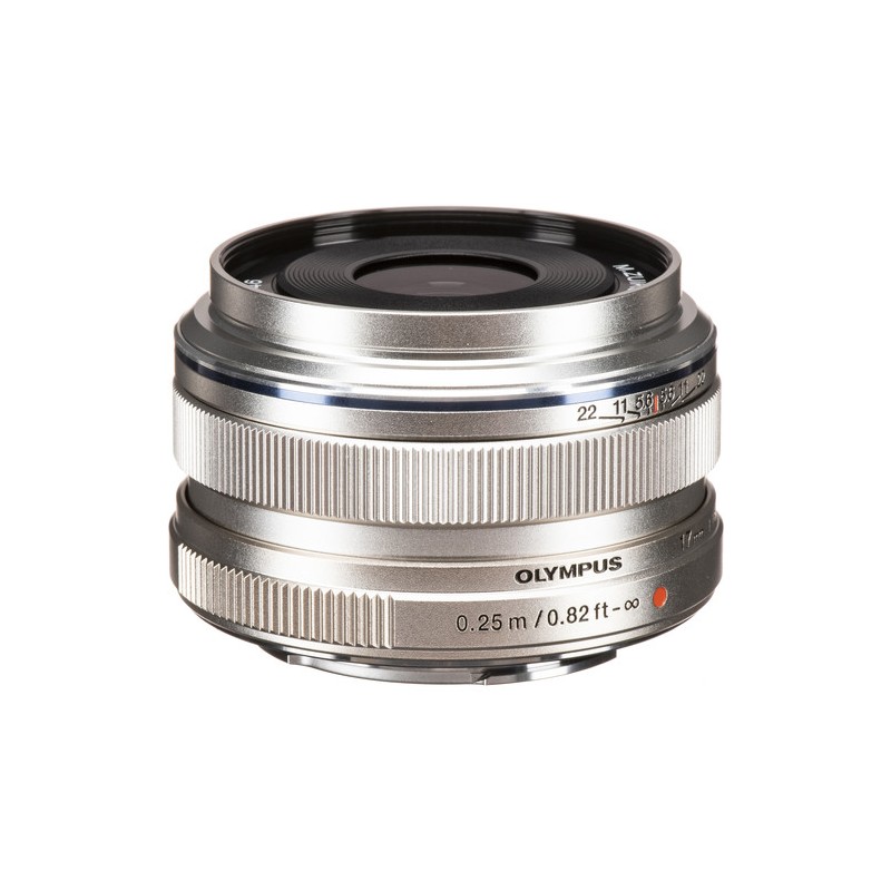 OLYMPUS M.ZUIKO 17mm F1.8 SILVER - GARANZIA POLYPHOTO ITALIA | Fcf Forniture Cine Foto