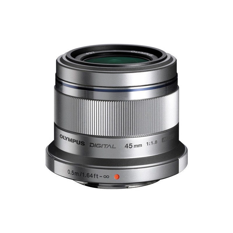 OLYMPUS M.ZUIKO DIGITAL 45mm F1.8 SILVER - GARANZIA POLYPHOTO ITALIA | Fcf Forniture Cine Foto