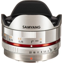 SAMYANG 7.5MM F3.5 UMC MTF SILVER | Fcf Forniture Cine Foto