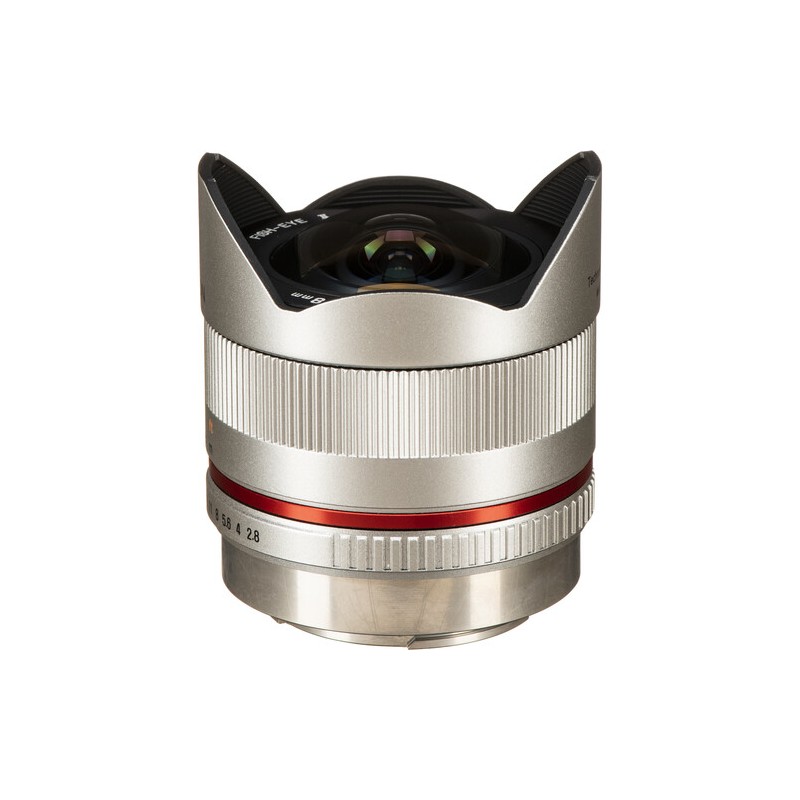 SAMYANG 8MM FISHEYE F2.8 UMC FUJI X (SILVER) | Fcf Forniture Cine Foto