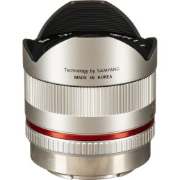 SAMYANG 8MM FISHEYE F2.8 UMC FUJI X (SILVER) | Fcf Forniture Cine Foto