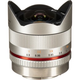 SAMYANG 8MM FISHEYE F2.8 UMC FUJI X (SILVER) | Fcf Forniture Cine Foto