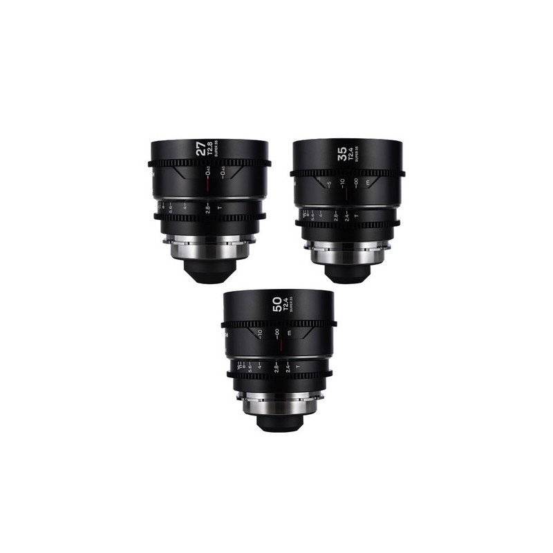 LAOWA VENUS OPTICS S35 PRIME KIT NANOMORPH (27MM-35MM-50MM) SILVER PER PL+EF CINE LWAPRNSPLEF | Fcf Forniture Cine Foto