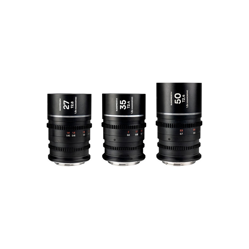 LAOWA VENUS OPTICS S35 PRIME KIT NANOMORPH (27MM-35MM-50MM) SILVER PER NIKON Z CINE LWAPRNSNIKZ | Fcf Forniture Cine Foto