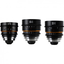 LAOWA VENUS OPTICS S35 PRIME KIT NANOMORPH (27MM-35MM-50MM) AMBRA PER PL+EF CINE LWAPRNAPLEF | Fcf Forniture Cine Foto