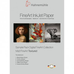 HAHNEMUHLE FINEART PACK TEST A4 MATTE TEXTURED HHN10640304 | Fcf Forniture Cine Foto