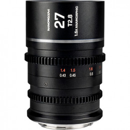 LAOWA VENUS OPTICS OBIETTIVO 27mm T2.8 NANOMORPH SILVER LEICA L-MOUNT CINE LWA27NS28LET | Fcf Forniture Cine Foto