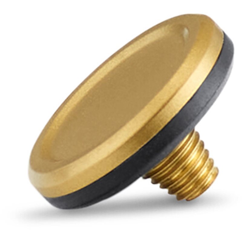 LEICA SOFT RELEASE BUTTON (BRASS, BLASTED FINISH) | Fcf Forniture Cine Foto