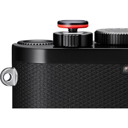 LEICA SOFT RELEASE BUTTON (ALUMINUM, BLACK) | Fcf Forniture Cine Foto