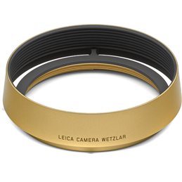 LEICA ROUND LENS HOOD Q3 (BRASS, BLASTED FINISH) 19659