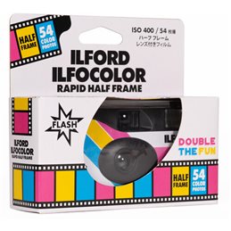 ILFORD RAPID HALF FRAME CAMERA USA E GETTA 54 POSE