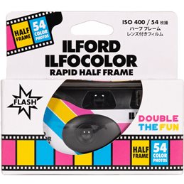 ILFORD RAPID HALF FRAME CAMERA USA E GETTA 54 POSE