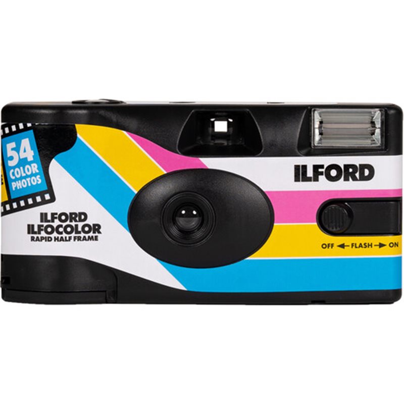 ILFORD RAPID HALF FRAME CAMERA USA E GETTA 54 POSE