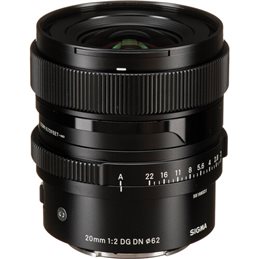 SIGMA 20mm F2 DG DN CONTEMPORARY SONY E-MOUNT - GARANZIA MTRADING ITALIA