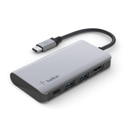 BELKIN USB-C 4 IN 1 MULTIPORT ADAPTER