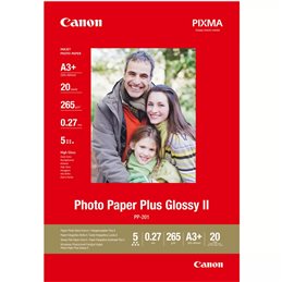 CANON A3+ PLUS GLOSSY II PP-201 20 FOGLI