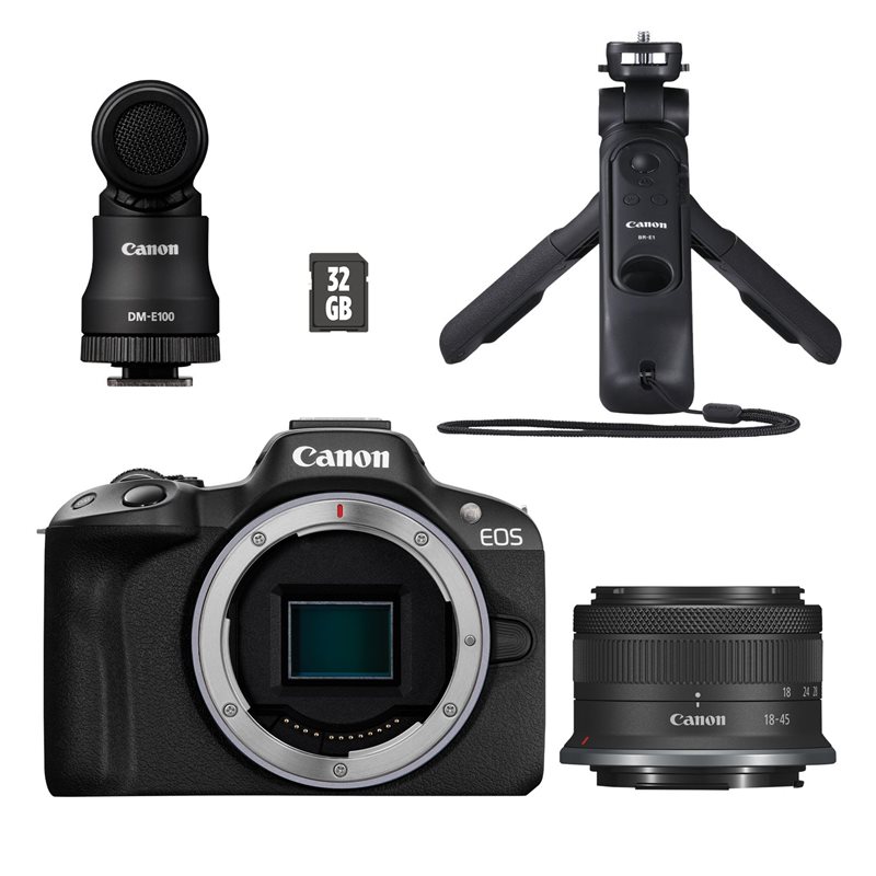 CANON EOS R50 VLOGGER KIT - GARANZIA CANON ITALIA