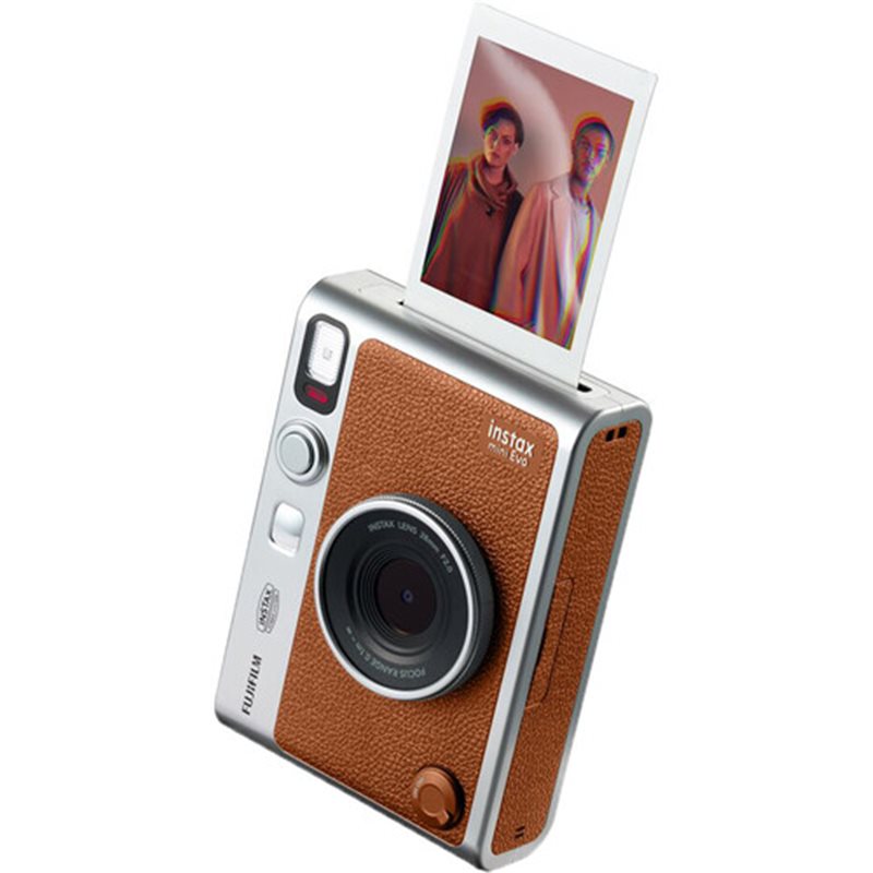 FUJIFILM INSTAX MINI EVO HYBRID BROWN