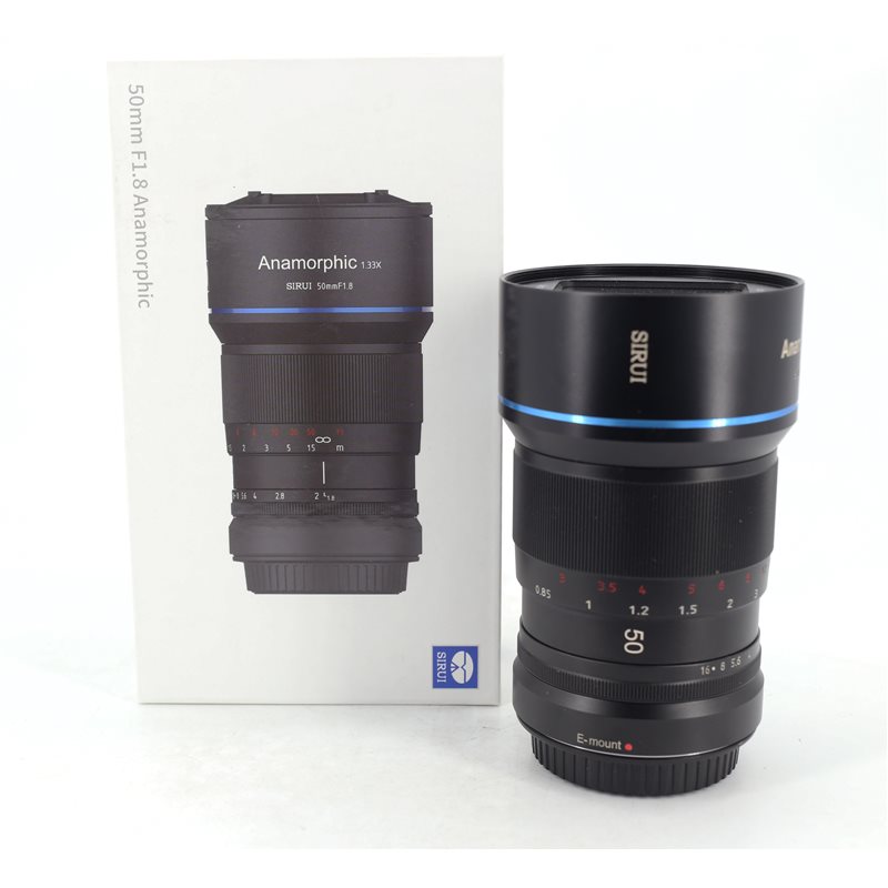 SIRUI 50mm F1.8 ANAMORPHIC SONY E-MOUNT- GARANZIA 12 MESE FCF