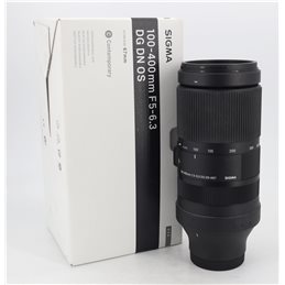 SIGMA 100-400mm F5-6.3 DG DN OS SONY E-MOUNT - GARANZIA 12 MESI FCF