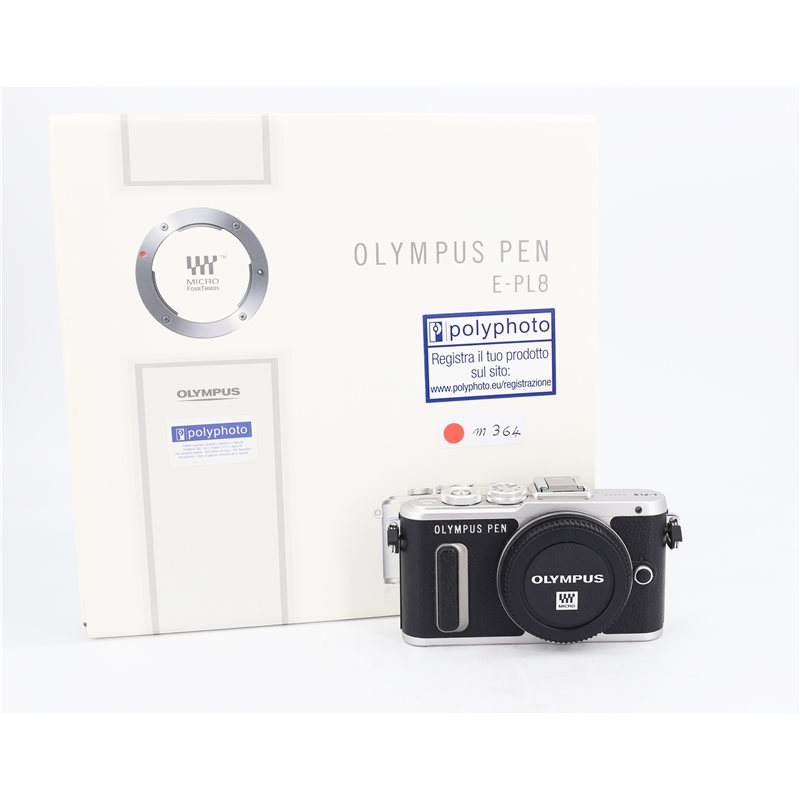 OLYMPUS E-PL8 BODY - GARANZIA 12 MESI FCF