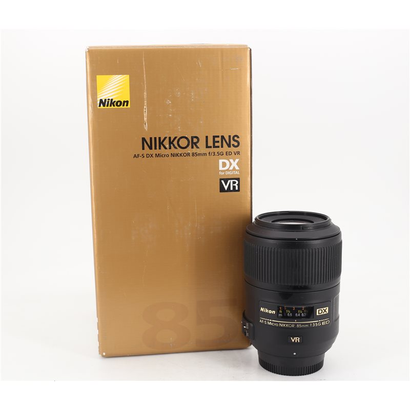 NIKON DX MICRO 85mm F3.5G ED VR - GARANZIA 6 MESI FCF