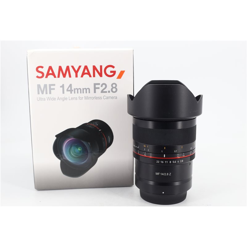 SAMYANG MF 14mm F2.8 NIKON Z - GARANZIA 6 MESI FCF