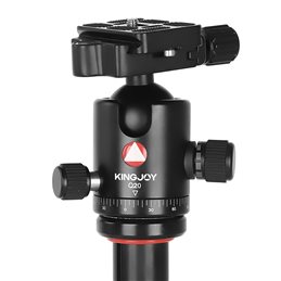 KINGJOY K3008 TRAVEL ALUMINUM TRIPOD WITH QH20 BALL HEAD