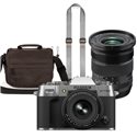 FUJIFILM X-T50 SILVER + XF 16-50 + XF 10-24 + TRACOLLA PEAKDESIGN SLIDE LITE ASH + BORSA TAMRAC