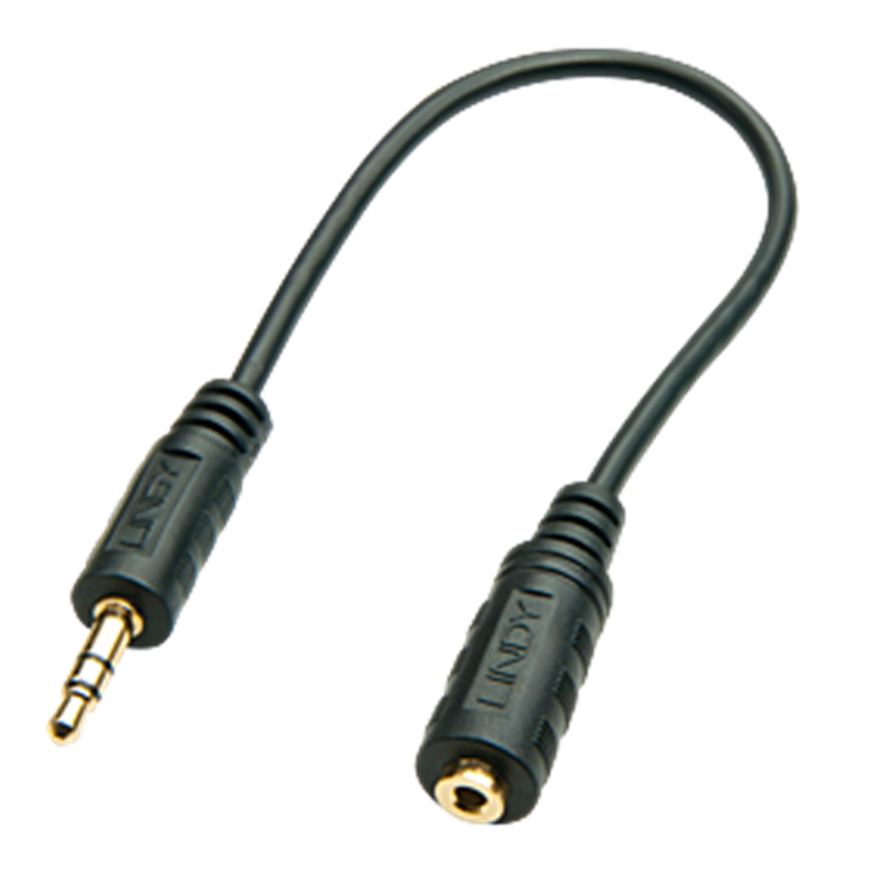 LINDY 35699 ADATTATORE AUDIO DA 3.5MM MASCHIO A 2.5MM FEMMINA