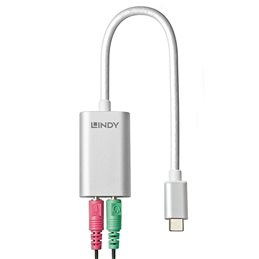 LINDY 42711 CONVERTER USB-C A AUDIO