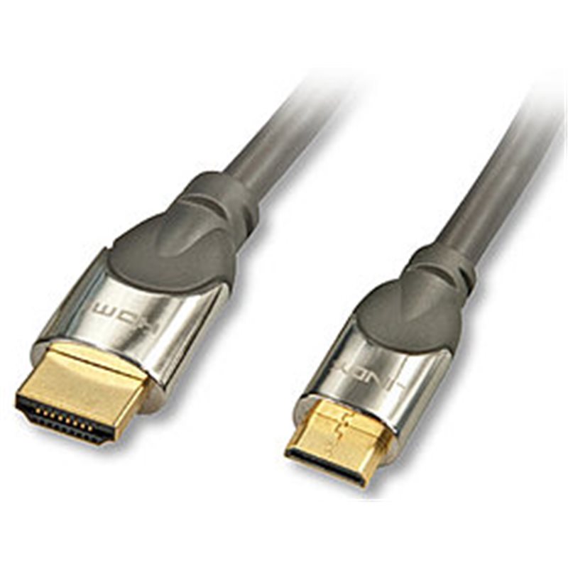 LINDY 41435 CAVO CROMO HIGHSPEED HDMI A MINI HDMI 0.5M