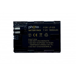 PHOTO.IT BATTERIA LP-E6 | Fcf Forniture Cine Foto