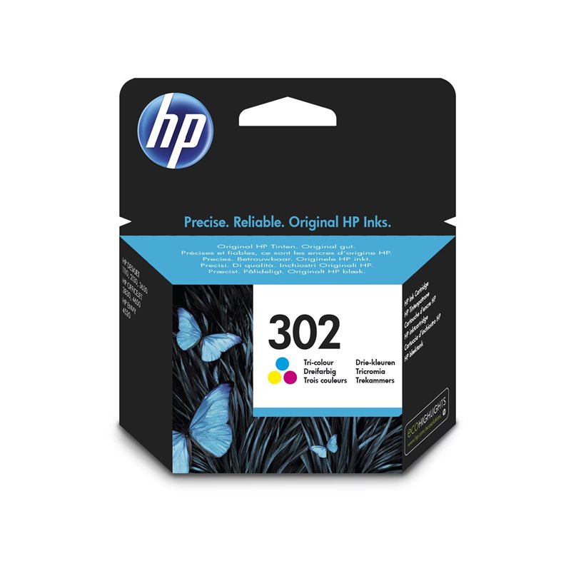 HP 302 CARTUCCIA INCHIOSTRO TRICROMIA COLORE