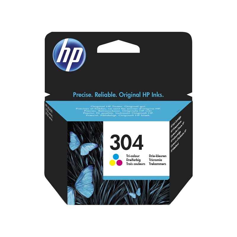 HP 304 CARTUCCIA INCHIOSTRO TRICOMIA COLORE