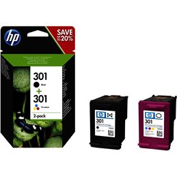 HP 301 CARTUCCIA INCHIOSTRO NERO E TRICROMIA COLORE