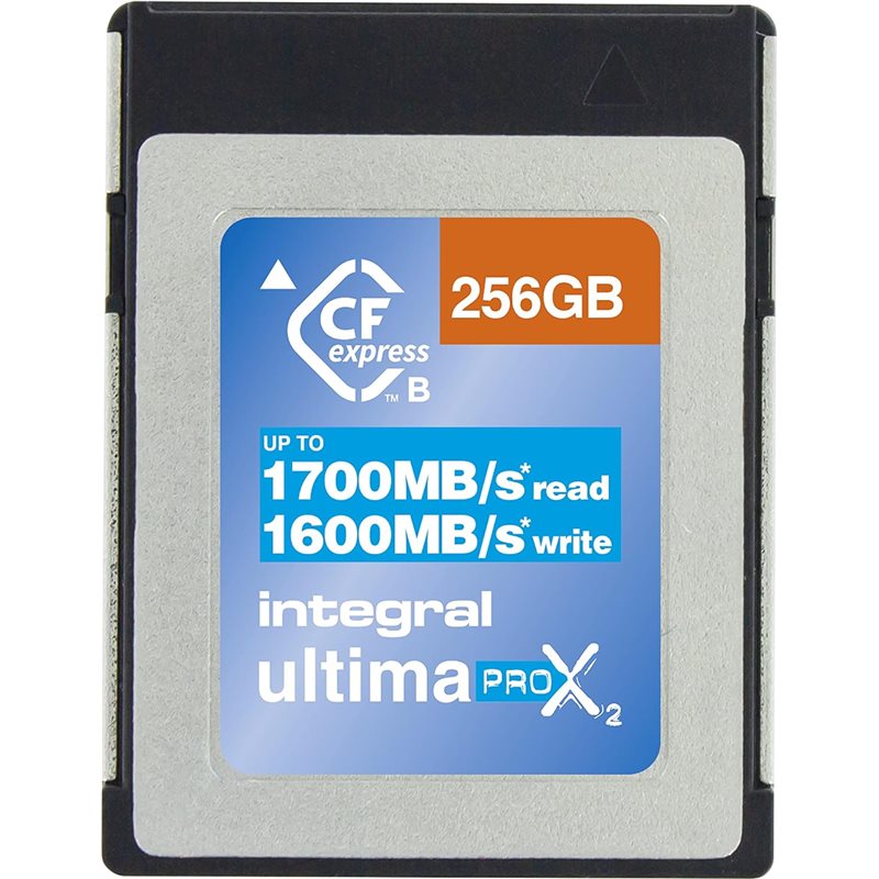 INTEGRAL 256GB CFEXPRESS TYPE B PRO READ 1700MB/S WRITE 1600MB/S