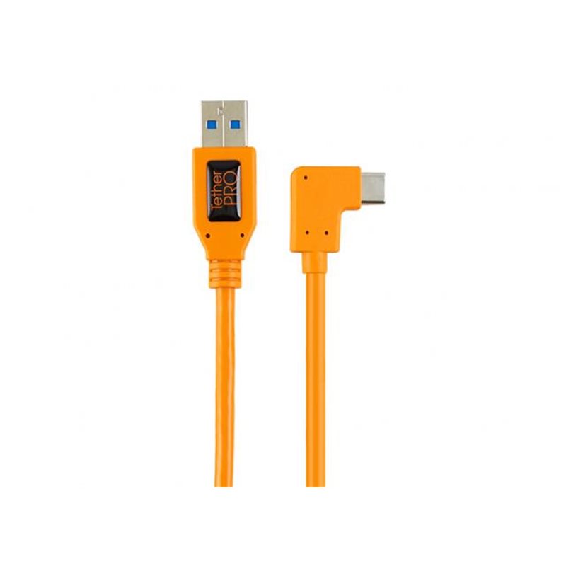 TETHER TOOLS  THTCU61RT02-ORG TETHERPRO USB 3.0 A MICRO-B ADATTATORE AD ANGOLO RETTO PIGTAIL 50CM