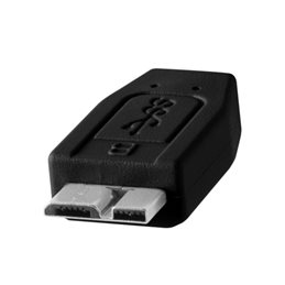 TETHER TOOLS THTCUC3315-BLK TETHERPRO CAVO USB-C A MICRO-B 3.0 4.5mt NERO