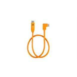 TETHER TOOLS THTCUCRTC1-ORG TETHERPRO USB-C A USB-C ADATTATORE AD ANGOLO RETTO PIGTAIL 50CM